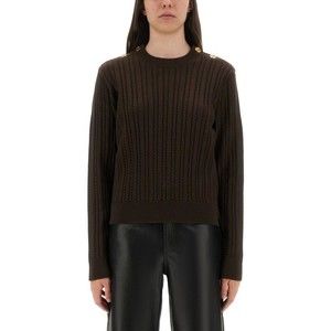 Golden Goose Textured Ribbed Wool Sweater With Button Detail - NWT